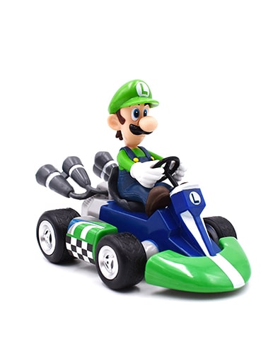 اکشن فیگور لوئیجی به همراه ماشین عقب کش luigi