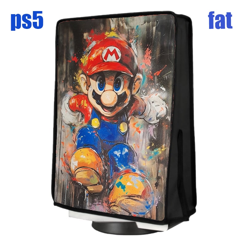 کاور کنسول PS5 فت طرح ماریو Mario - Image 2