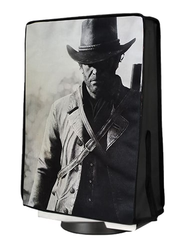 کاور کنسول PS5 فت طرح RED DEAD