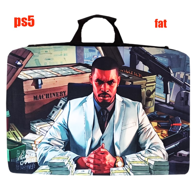 کیف حمل کنسول PS5 فت طرح جی تی ای GTA - Image 4