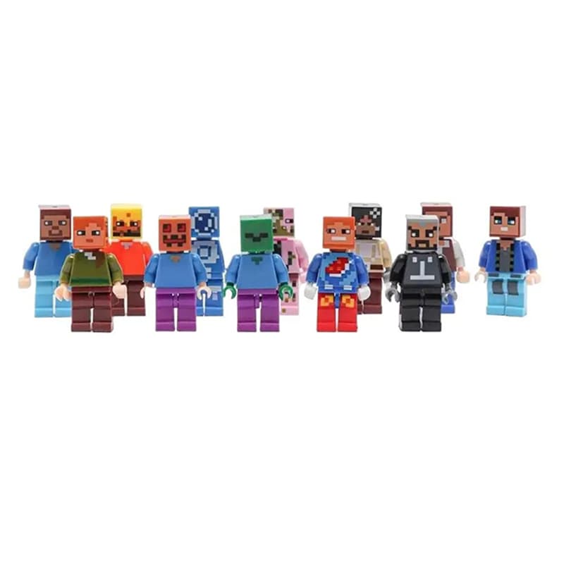 لگو آدمک Minecraft پک 12 عددی - Image 3