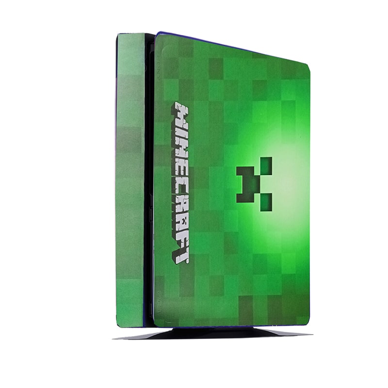 برچسب بدنه کنسول PS4 (GO) طرح ماین کرافت سبز MINECRAFT - Image 2