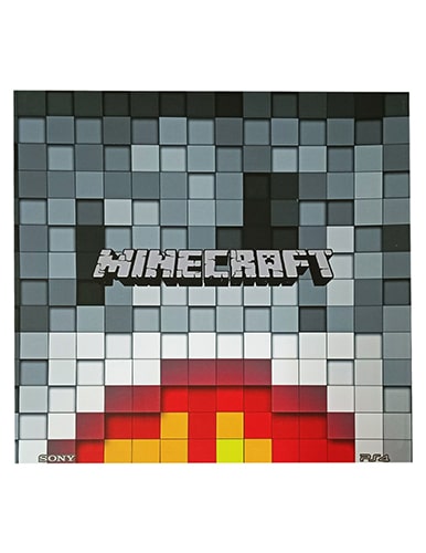 برچسب بدنه کنسول PS4 (GO) ماین کرافت طوسی MINECRAFT