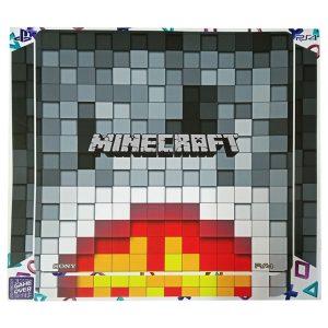 برچسب بدنه کنسول PS4 (GO) ماین کرافت طوسی MINECRAFT