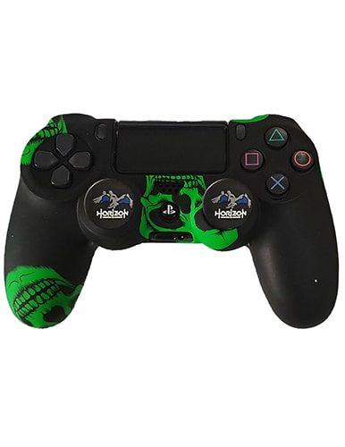 روکش دسته PS4 طرح Green skull - Image 2