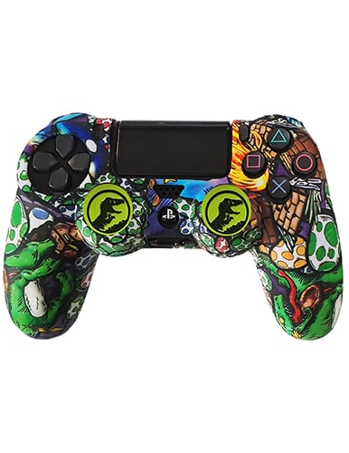 روکش دسته PS4 طرح دایناسور - Image 2