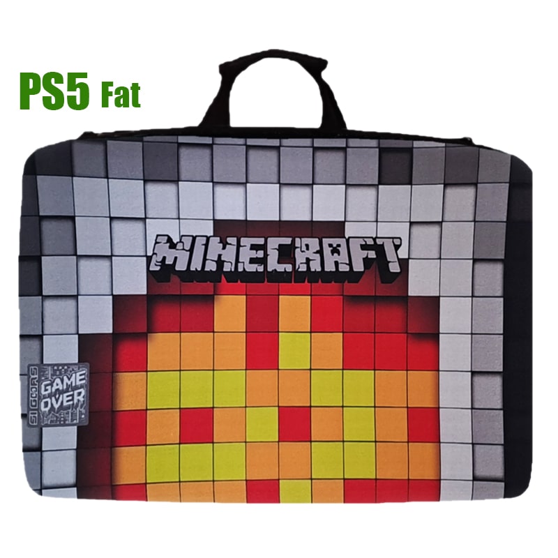 کیف حمل کنسول PS5 فت طرح ماینکرافت MINECRAFT - Image 4
