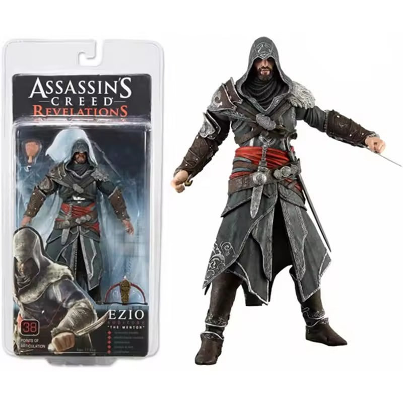 اکشن فیگور ASSASSINS CREED EZIO مدل MENTOR - Image 2