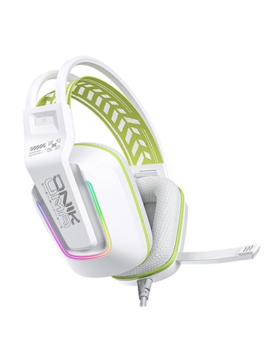 هدست گیمینگ اونیکوما مدل onikuma X13 RGB سفید - Image 2