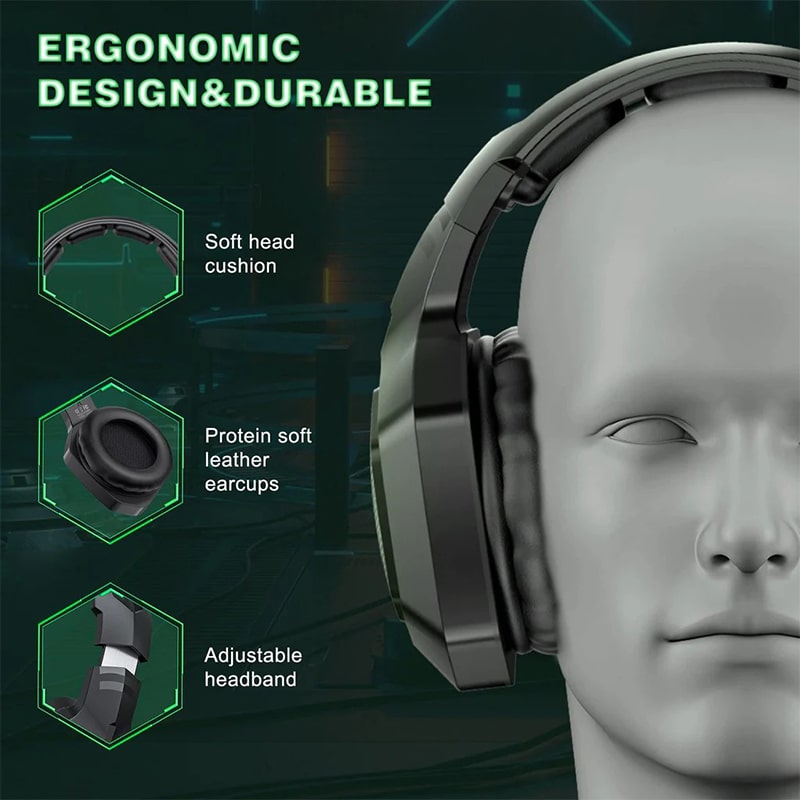 هدست گیمینگ وایرلس اونیکوما مدل ONIKUMA B100 - Image 4