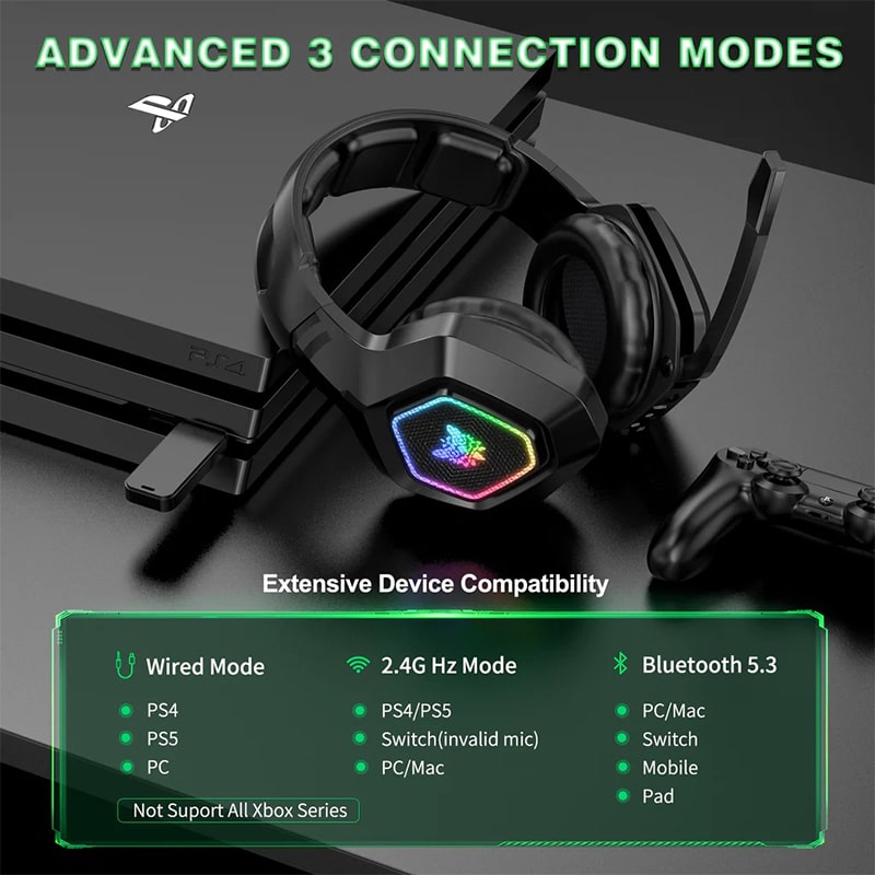 هدست گیمینگ وایرلس اونیکوما مدل ONIKUMA B100 - Image 7