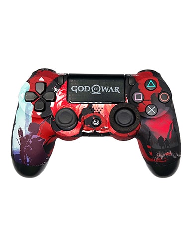 دسته وایرلس ps4 برند PLAY X طرح GOD OF WAR
