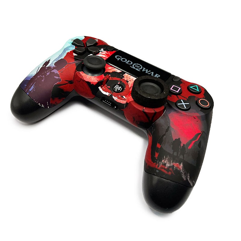 دسته وایرلس ps4 برند PLAY X طرح GOD OF WAR - Image 3