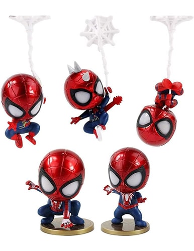 اکشن فیگور SPIDERMAN داشبوردی مجموعه 5 عددی