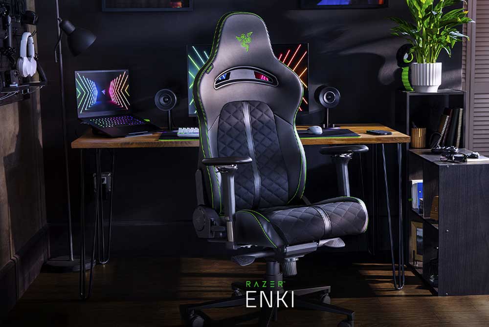 صندلی گیمینگ Razer Enki مشکی - Image 2