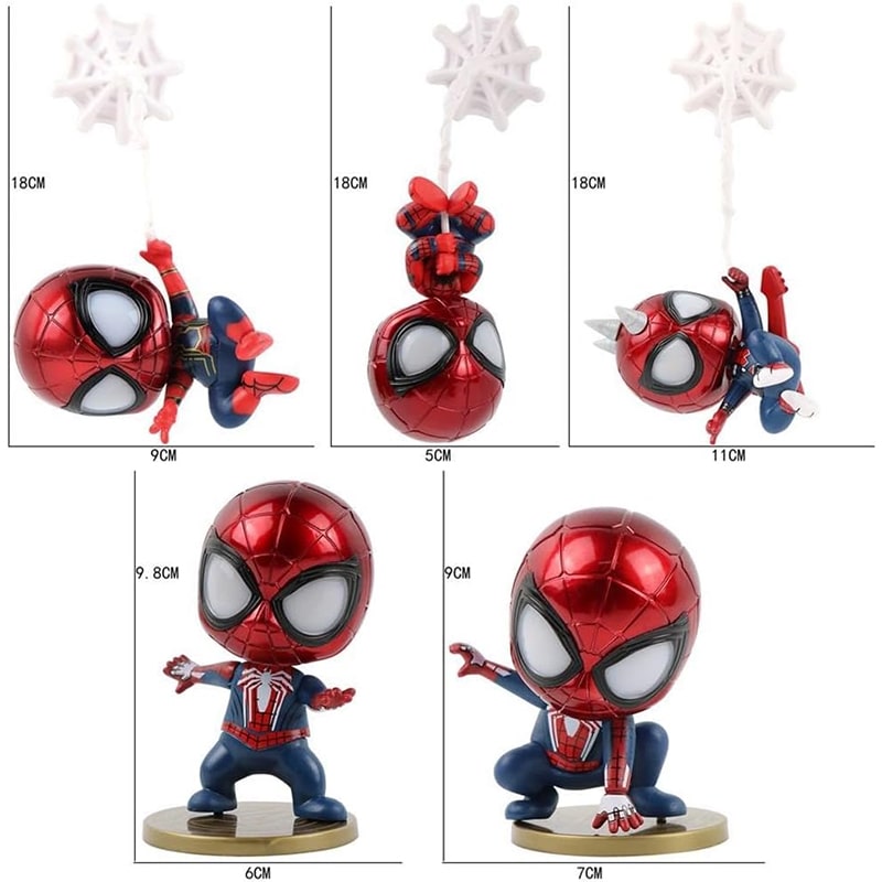اکشن فیگور SPIDERMAN داشبوردی مجموعه 5 عددی - Image 4