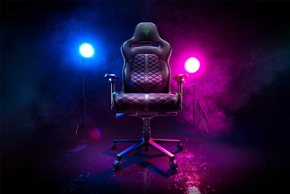 صندلی گیمینگ Razer Enki مشکی - Image 3