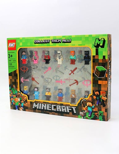 لگو ماینکرافت مجموعه 12 عددی MINECRAFT کد 3254