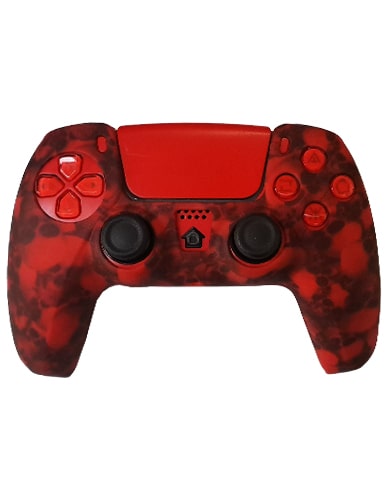 روکش دسته PS5 طرح جمجمه قرمز skull