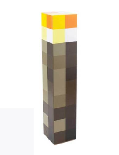 چراغ خواب اتاق کودک طرح مشعل Minecraft