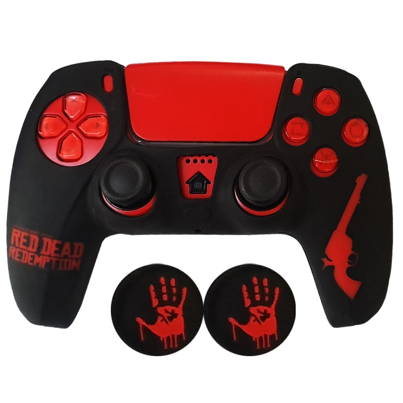 روکش دسته PS5 طرح red dead A - Image 2