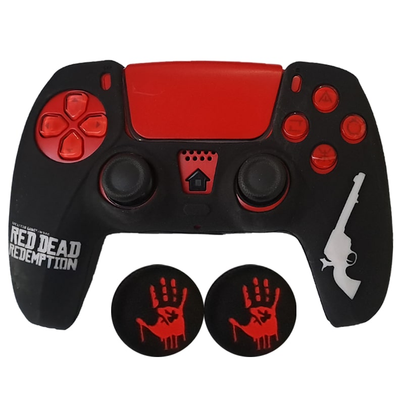 روکش دسته PS5 طرح red dead B - Image 2
