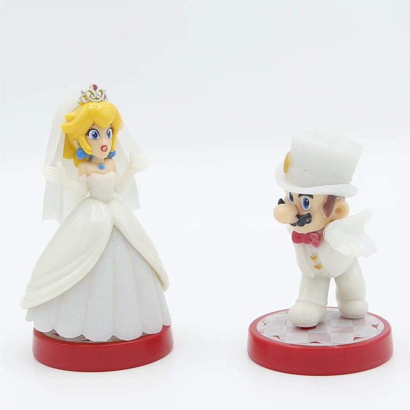 فیگور عروسی ماریو با پایه Super Mario مجموعه 6 عددی - Image 3