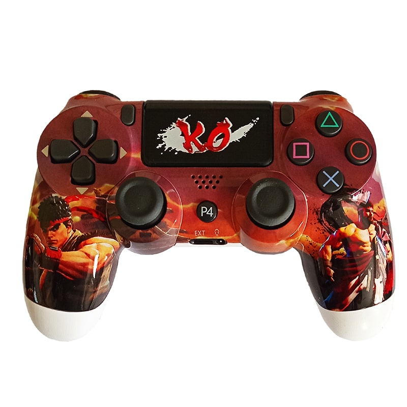 دسته بی سیم PS4 برند Play X طرح Street Fighter با کیف - Image 6