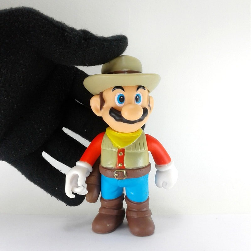 اکشن فیگور ماریو با لباس گاوچران Super Mario Bros - Image 3