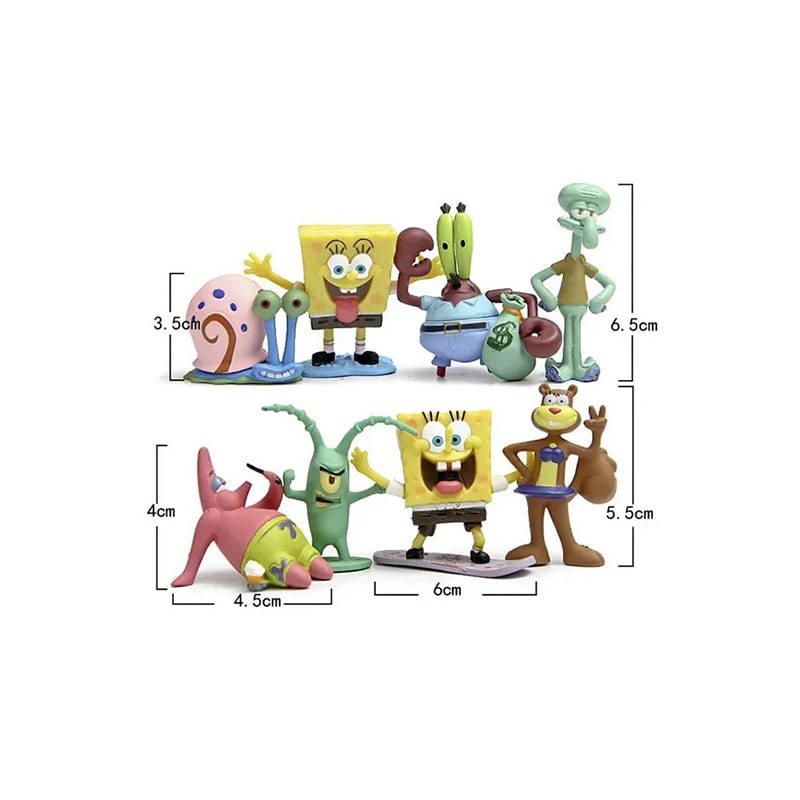 فیگور 12 عددی باب اسفنجی SpongeBob SquarePants - Image 5