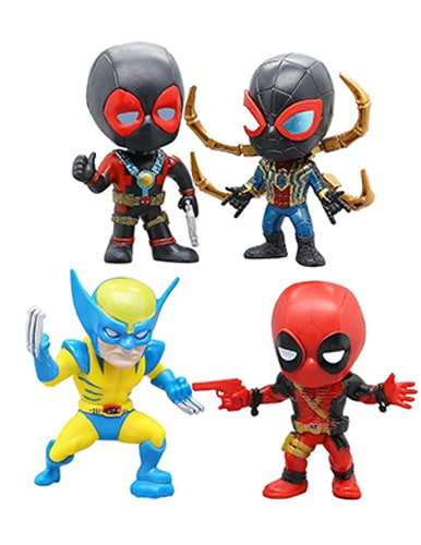 فیگور ددپول مجموعه 4 عددی deadpool
