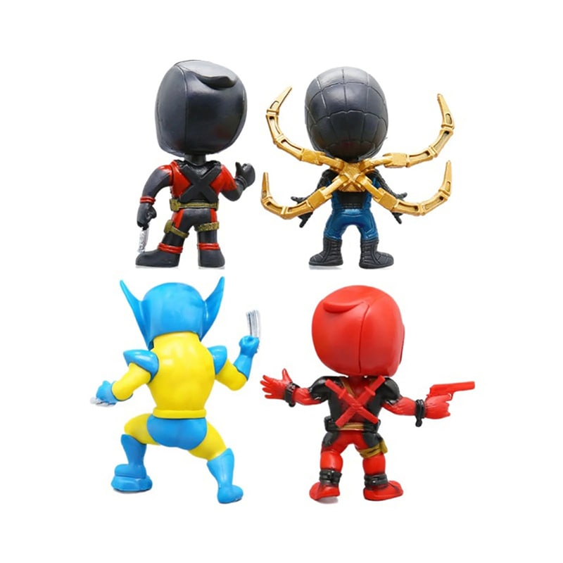 فیگور ددپول مجموعه 4 عددی deadpool - Image 3
