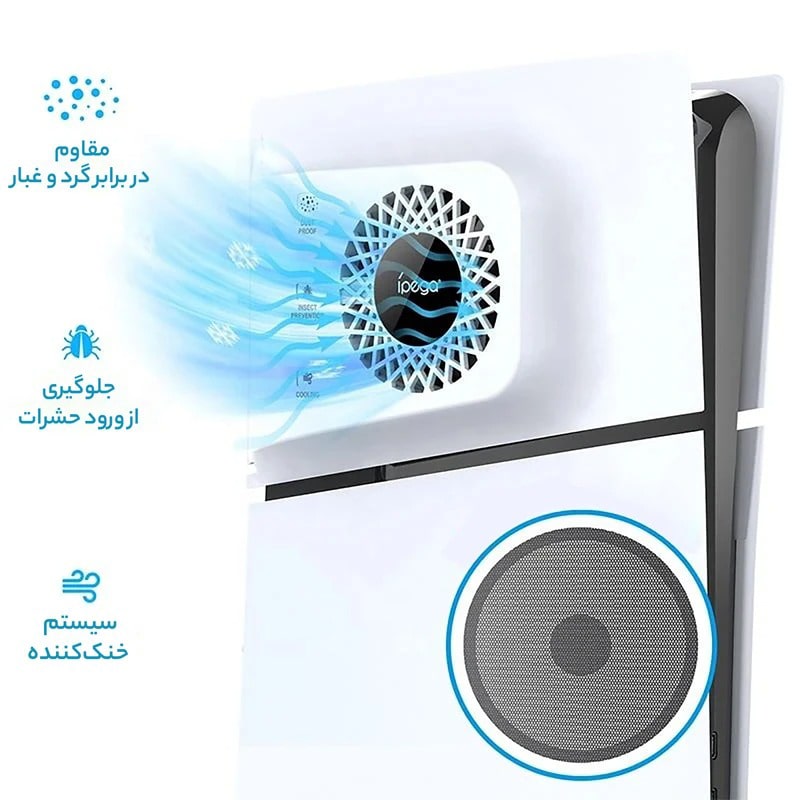 فیس پلیت و غبار گیر PS5 Slim مدل Ipega PG-P5S019A - Image 3