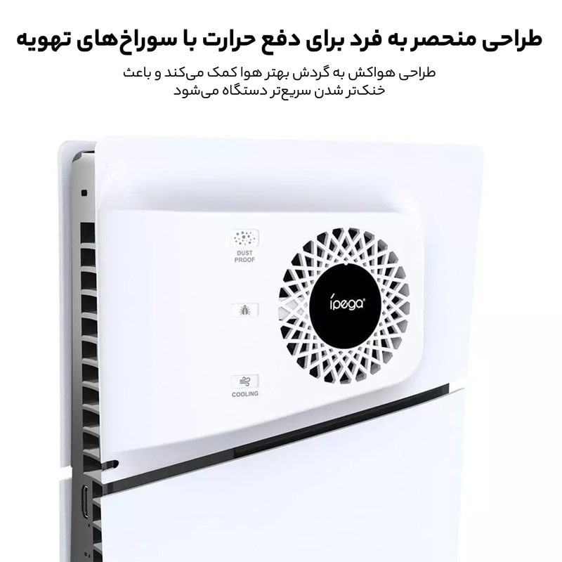 فیس پلیت و غبار گیر PS5 Slim مدل Ipega PG-P5S019A - Image 6