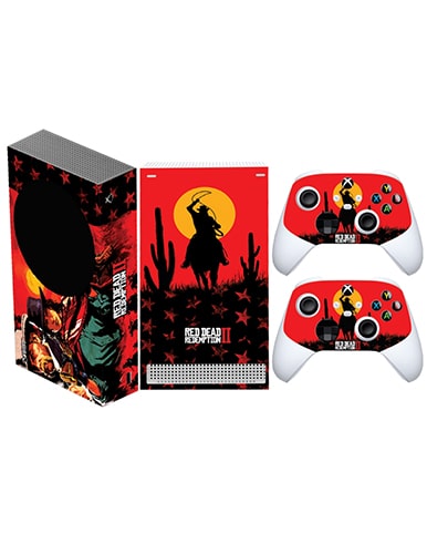 برچسب کنسول Xbox series s Game Over طرح red dead B