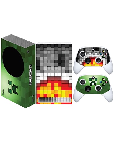 برچسب کنسول Xbox series s Game Over طرح ماینکرافت MINECRAFT
