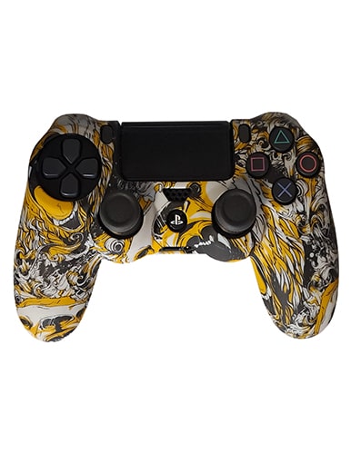 روکش دسته PS4 طرح اژدهای زرد Dragon