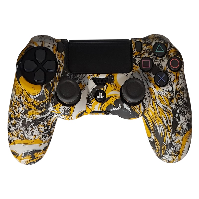 روکش دسته PS4 طرح اژدهای زرد Dragon - Image 2