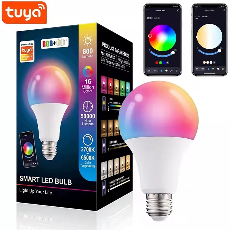 لامپ LED هوشمند RGB پایه E27 - Image 2