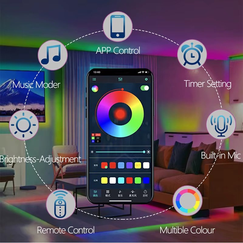 ریسه LED هوشمند RGB مدل L6 - Image 3