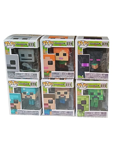 مجموعه شش عددی فانکو پاپ ماینکرافت Minecraft