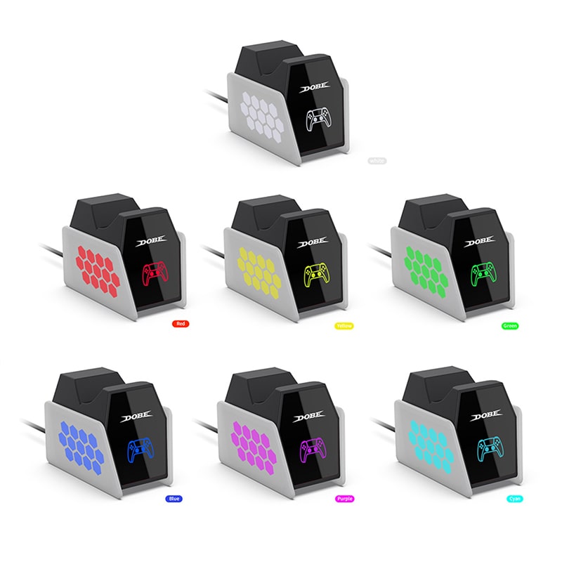 پایه شارژر RGB دسته PS5 مدل DOBE TP5-35132 - Image 3