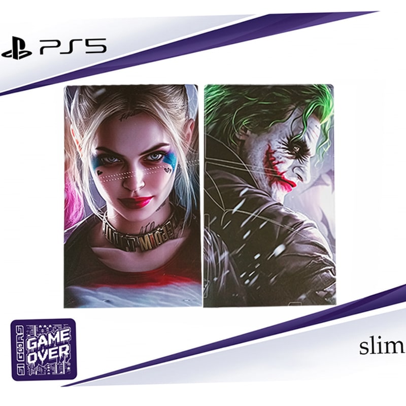 برچسب کنسول PS5 SLIM (GO) جوکر و هارلی کوئین - Image 2