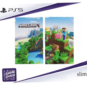 برچسب کنسول PS5 SLIM (GO) طرح ماینکرافت