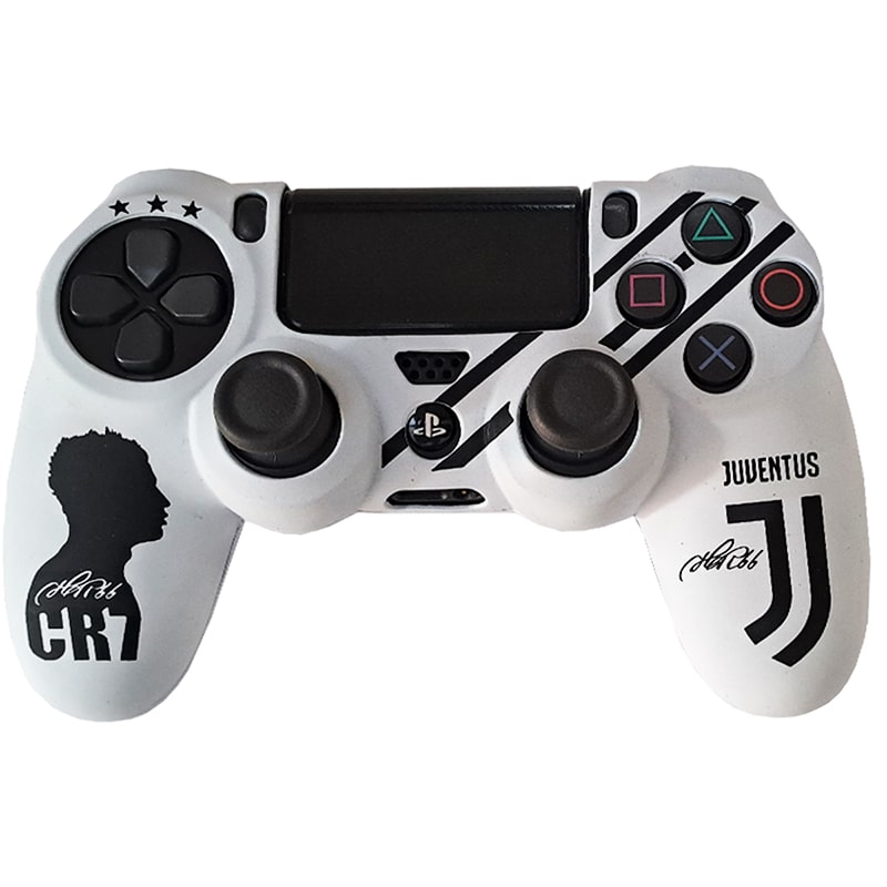 روکش دسته PS4 طرح یونتوس JUVENTUS سفید - Image 3