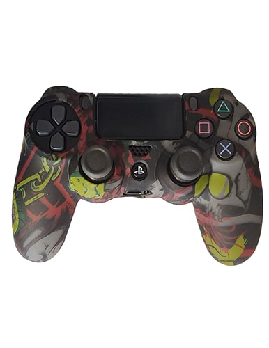 روکش دسته PS4 طرح جمجمه و زنجیر SKULL