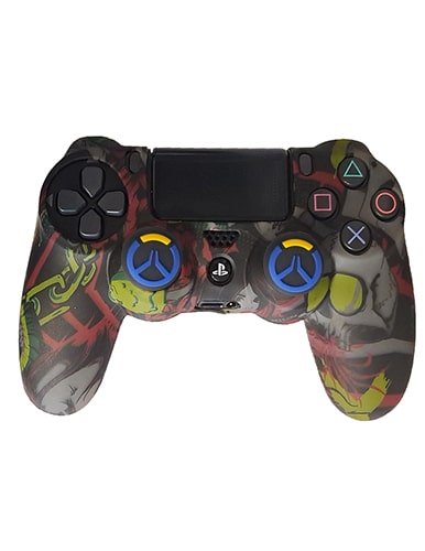 روکش دسته PS4 طرح جمجمه و زنجیر SKULL - Image 2