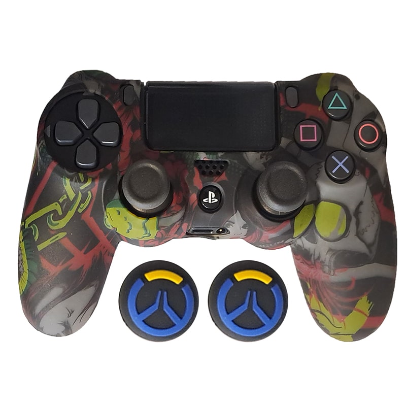 روکش دسته PS4 طرح جمجمه و زنجیر SKULL - Image 4