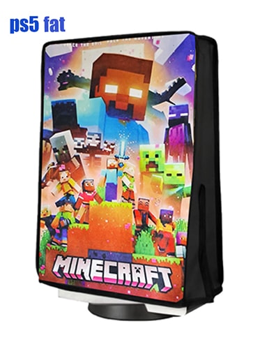 کاور کنسول PS5 فت طرح ماینکرافت MINECRAFT