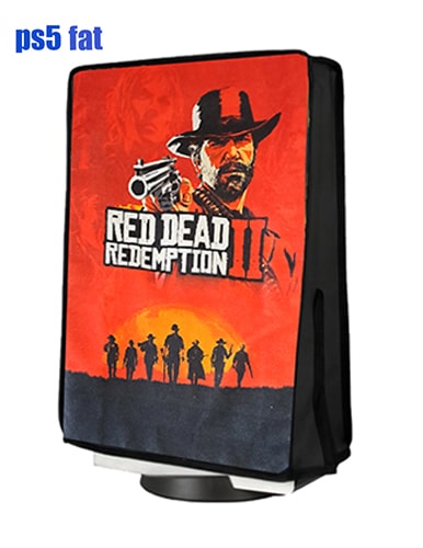 کاور کنسول PS5 فت طرح RED DEAD II